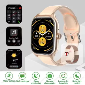 New Smartwatch Dial to Answer Calls Calorie Tracking Heart Rate Blood Oxygen Monitoring Bluetooth Smart Watch for ios Android