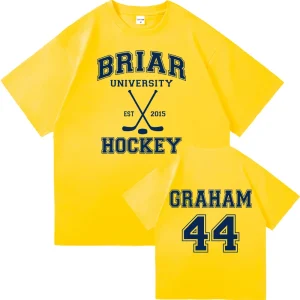 Graham 44 22 Design Tshirts Off Campus TV Series T-shirt Summer Cotton Comfortable Female Tees Loose Fashion O-neck Unisex Tees