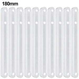 10pcs Draw Rail Plastic Drawer Slides 180/235/298mm Draw Runners Replacement Wardrobe Guide Rail Furniture Hardware