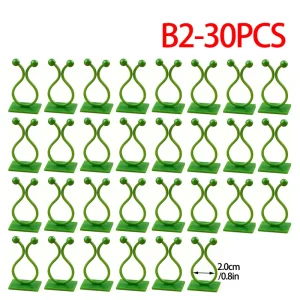 Plant Vine Traction Holder Invisible Plant Climbing Wall Fixture Clips Self-Adhesive Hook Indoor Outdoor Twisted or Fastened
