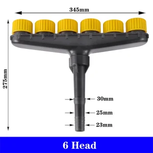 Garden Atomizer Nozzle Agriculture Lawn Park Sprinkler Orchard Farm Irrigation Adjustable Large Flow Watering Tool 3/4/5/6 Way