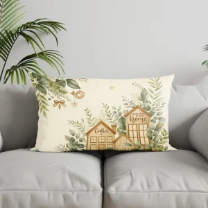Home Decor Home Sweet Home Throw Pillow Suitable For Sofa Bedroom Car Pillow Cover Cushion Rectangular Back Cushion