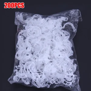 Plant Clips Supports Reusable Plastic Connects Fixing Vine Tomato Stem Grafting Vegetable Plants Orchard and Garden Tools