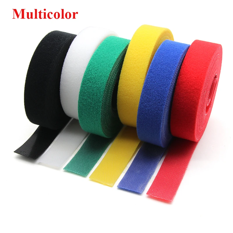 5m/roll Cable Ties Reusable Loop Bundle Self Adhesive Fastener Clip Wire Holder Management DIY Accessories Nylon Strap Organizer - الصورة 3