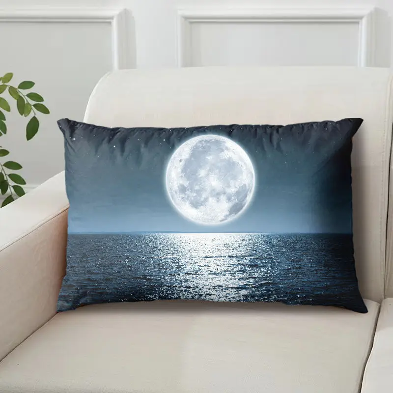 Internet-Famous Moon Pillow with Starry Night Scene, Single-Sided with Core, Pillowcase, Cushion Cover - Image 29