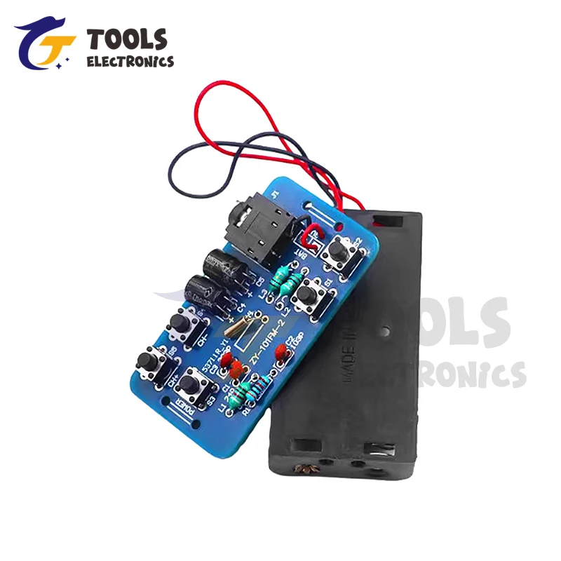FM Radio DIY Kit 76~108Mhz Radio Receiver Module RDA5807 Radio Module Electronic Production Training Diy Kit - الصورة 6