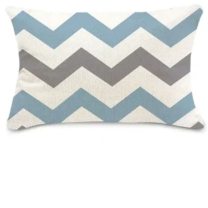 Nordic sweet home light blue geometric pillowcase decorative sofa cushion cover pillowcase