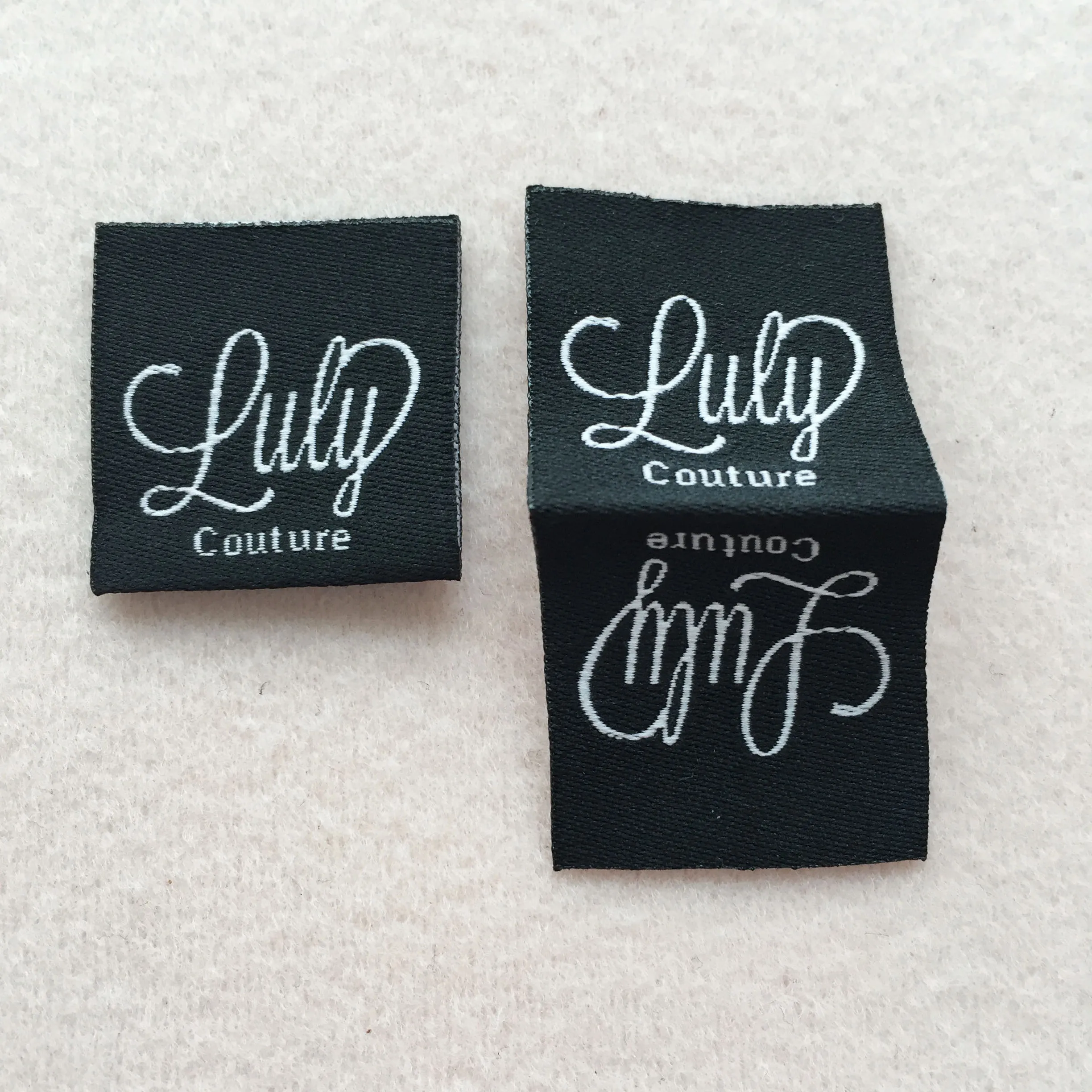 1000pcs/lot Custom Brand Name Clothing Woven Label Garment Fabric Label with Logo 2x5cm End Fold/Center Fold Hight Quality - Image 6