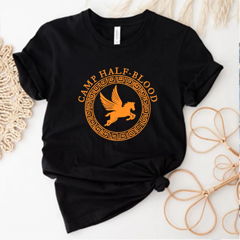 Unisex Camp Half Blood T Shirt Fall Training Camp Game Shirt Aesthetic Percy Jackson Shirts Halloween Magical Gift Harajuku Top - الصورة 2
