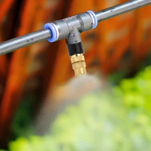 10-200PCS Outdoor Misting Cooling System Garden Irrigation Watering 4/7PVC Atomizer Nozzles Adjustable Garden Sprinklers Head