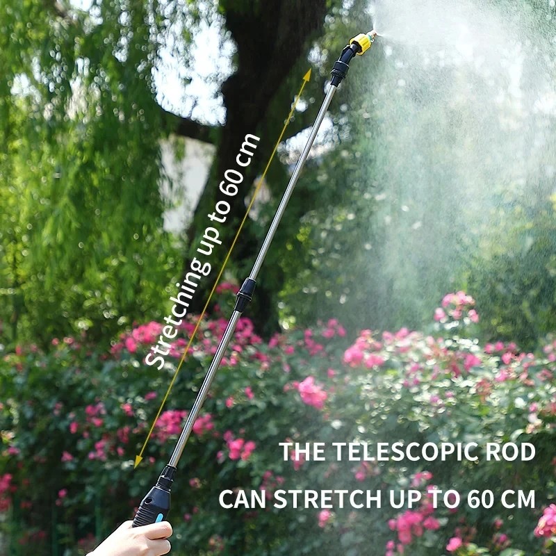 Automatic Garden Watering Spray Gun Electric Sprayer Nozzle Sprinkler Garden Plant Mister Watering Spray Gun Irrigation Tool - الصورة 6