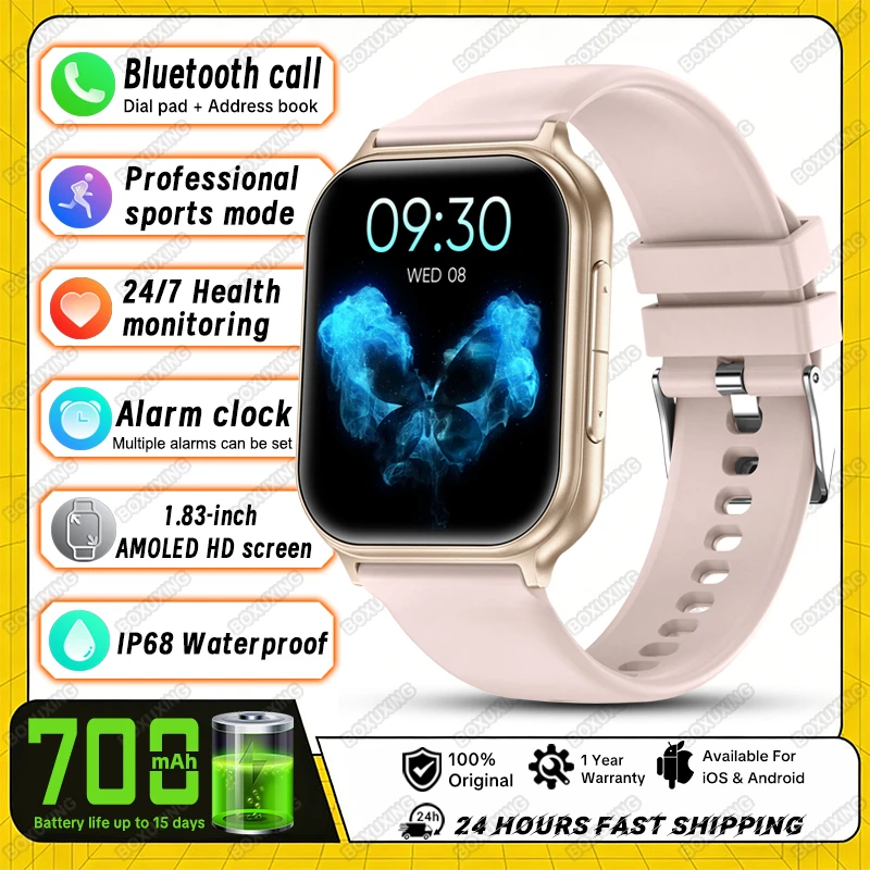 2026 New Smart Watch Outdoor Sports Fitness Men Women Heart Rate GPS Track IP68 Waterproof Bluetooth Call Smartwatch Fro Xiaomi - Image 9