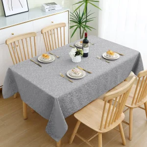 HAPIHAPPY Tablecloth Rectangular Polyester Tablecloth Jacquard Dyeing Tablecloth Tablecloth Table Decoration And Accessories