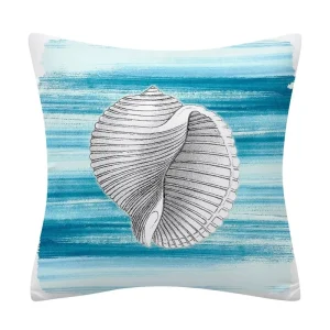 Marine Animal Decorative Pillowcase Sofa Cushion Sea Turtle Shell Cushion Home Decorative Pillowcase