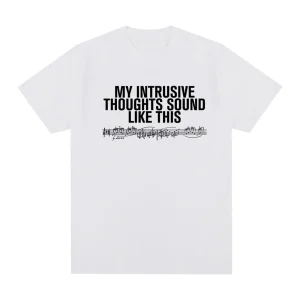 INTRUSIVE THOUGHTS BABY TEE 2026 new style ROSALIA Same As Official Website High Quality Tee-shirt 100%Cotton Soft Round Neck