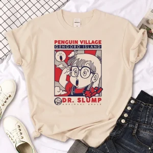 Arale T-shirt female designer Japanese women's casual loose fitting T-shirt girl designer Harajuku clothing