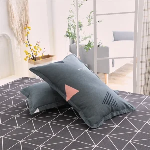Simple plaid geometric pattern envelope rectangular pillowcases 2PCS 48x74cm pillow Cover for bedroom adult pillow case for bed