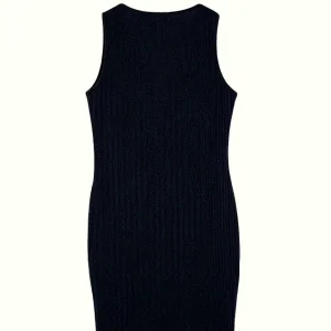 Fashionable temperament, double-sided pocket slim fit short sleeved dress
