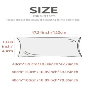 1pc Solid-color Plush Pillow Long Pillowcase, Decorative Pillowcase (without Core), Soft and Comfortable Fabric