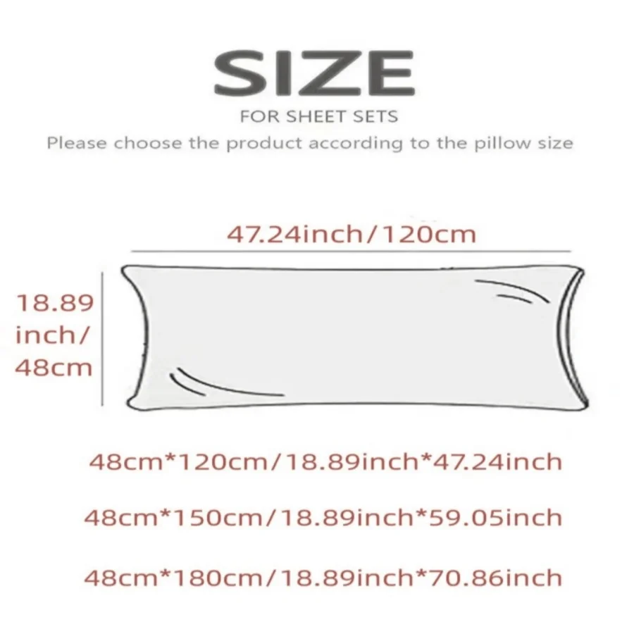 1pc Solid-color Plush Pillow Long Pillowcase, Decorative Pillowcase (without Core), Soft and Comfortable Fabric - Image 4