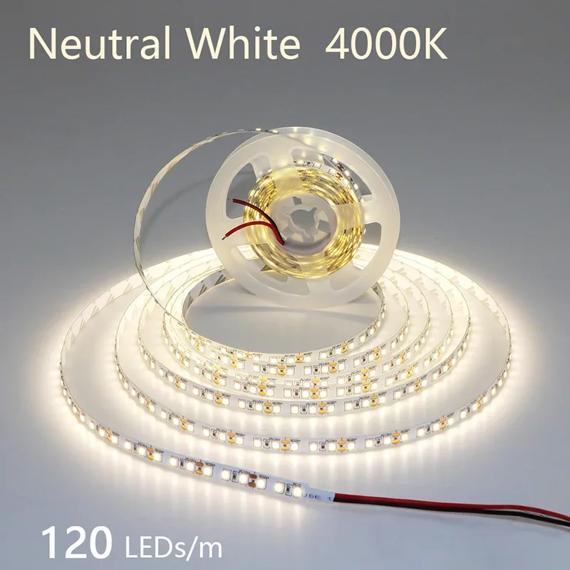 24V 12V LED Strip 2835 120LEDs/m Home Lamp Strip Pink Red Ice Blue Green Golden Yellow Orange Flexible Waterproof Soft Lamp Bar - الصورة 16