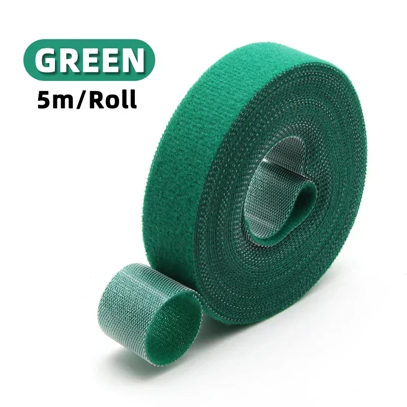 5m/roll Cable Ties Reusable Loop Bundle Self Adhesive Fastener Clip Wire Holder Management DIY Accessories Nylon Strap Organizer - الصورة 7