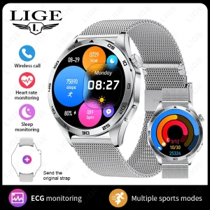 Men New Smartwatch Bluetooth Call Waterproof Sports Fitness Smart Watches Heart Rate Monitoring Health Bracelets For Android IOS