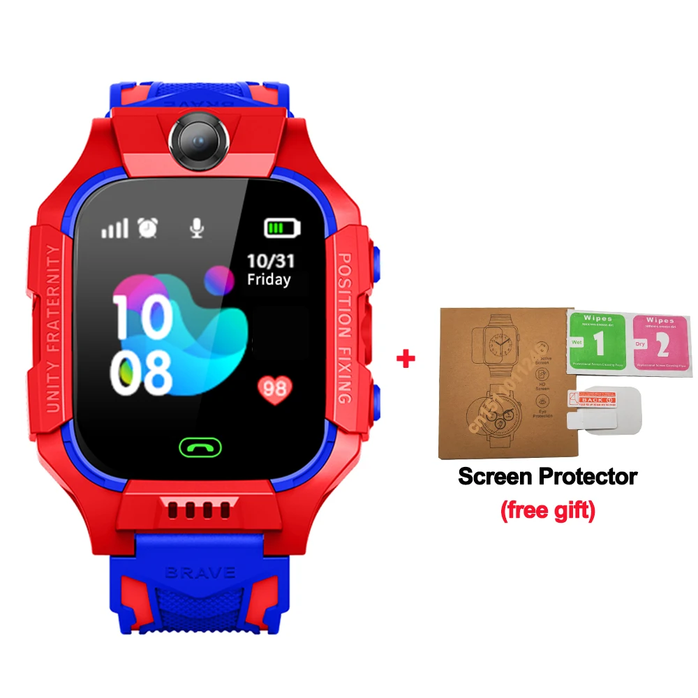KGG Q19 Kids Smart Watch for Sim Card Smartwatch for Children Sos Call Phone Camera Voice Chat Photo Boy Girl Gift Color Screen - الصورة 7