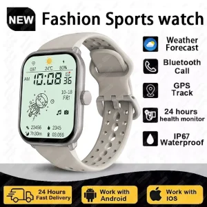 Global Version Watch 5 Men Women AMOLED Screen Heart Rate Bluetooth Call GPS Track Waterproof Sports Smart Watch For Android ios