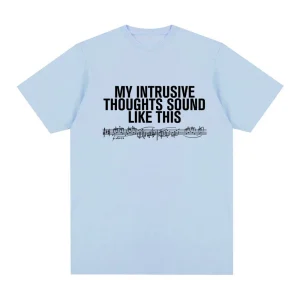 INTRUSIVE THOUGHTS BABY TEE 2026 new style ROSALIA Same As Official Website High Quality Tee-shirt 100%Cotton Soft Round Neck