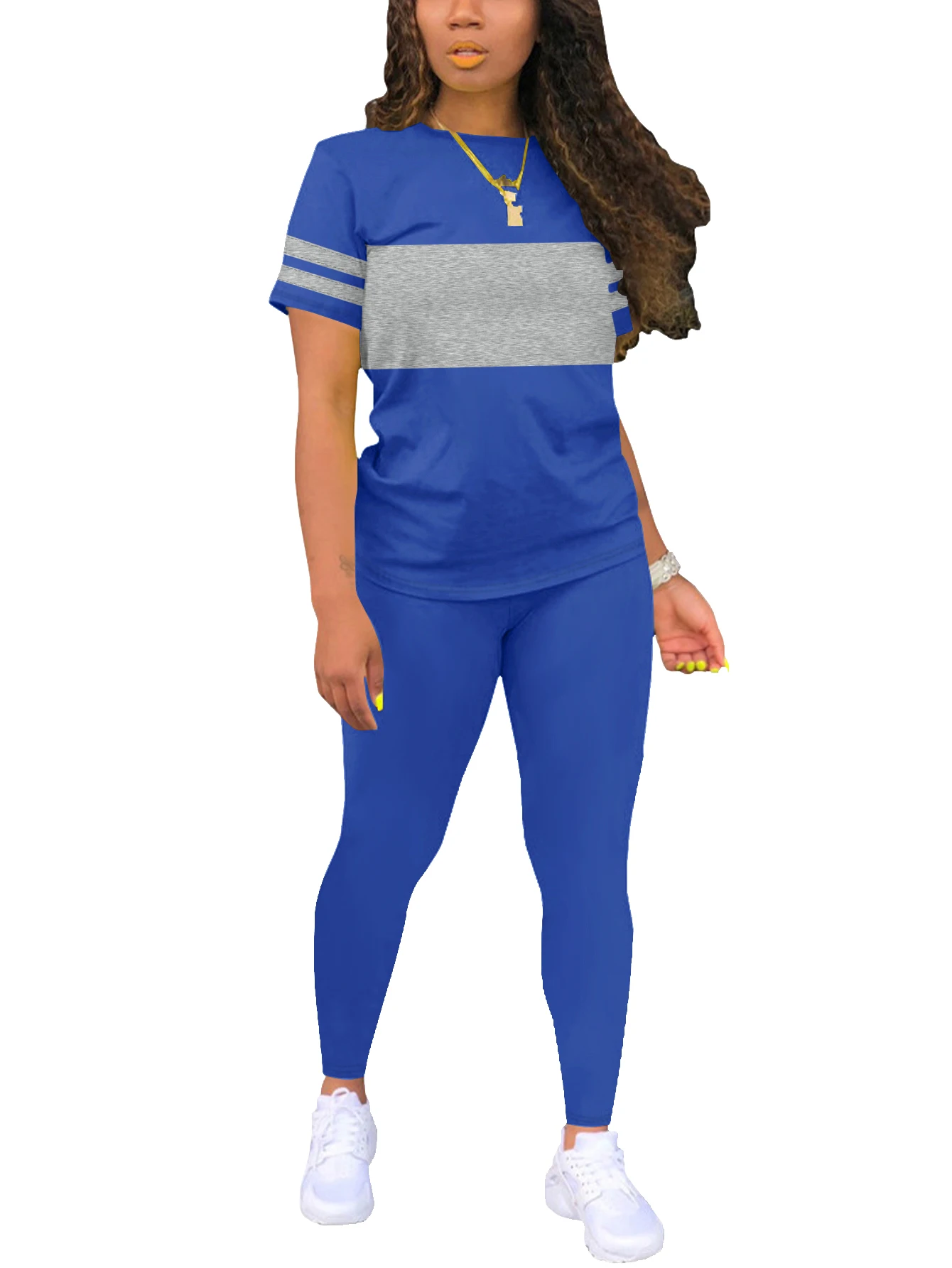 Women's Summer Casual Set Fashionable Comfortable Ensemble Ladies Clothing Outfit - Image 9