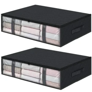 Under bed Storage Bag For Portable Foldable Quilt Bags Wardrobe Clothes Organizer Storage Box Dustproof Organizer Large Capacity