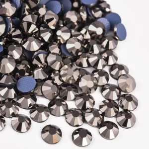 BOBOHOO Multi-color SS6-SS30 Glass Crystal Hot Fix Rhinestones Flatback Iron On Stone For DIY Nail Art Fabric Clothes Decoration