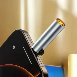 Windproof Mini Electronic Lighter Powered by TYPE-C - Portable and Energy Efficient