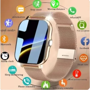 KESHUYOU New 1.83-inch Smartwatch Call Notifications Sleep Monitoring Activity Tracking Compatible with Android and iOS