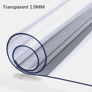 PVC Transparent Tablecloth Waterproof Oil-proof Anti-scalding Soft Glass Rectangular Tablecloth Kitchen Table Mat Table Cover