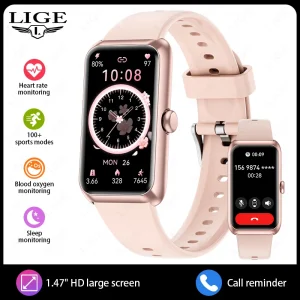2026 Fitness Tracker Watches for Women Men with Heart Rate Monitor Sleep Tracker IP68 Waterproof Pedometer 1.47" Smart Watch Man