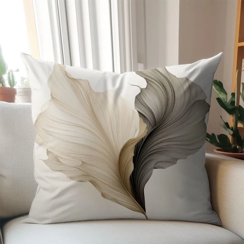 Nordic style universal minimalist Chinese style sofa throw pillow cover, living room backrest pillow cover - Image 9