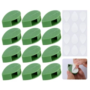 10-100x Invisible Plant Climbing Wall Fixture Clips Acrylic Sticker Self-Adhesive Hook Plant Vine Traction Holder Indoor Outdoor