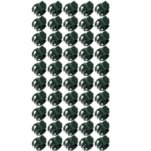 50/100PCS 6-Claw Dark Green Plant Clips Orchid Flowers Support Clamp Climbing Vine Stem Clasp Tied Bundle Branch Garden Tool
