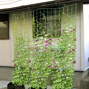 Heavy-Duty Garden Trellis Netting for Climbing Plants - Ideal for Cucumbers, Vines & Tomatoes, UV-Stabilized Polyethylene, 179.9