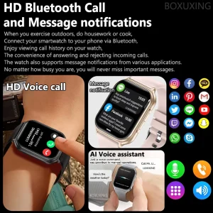 New Bip 6 Pro Smartwatch Women IP68 Waterproof Outdoor Sports Fitness Track Heart Rate GPS Track Bluetooth Call Smartwatches Men
