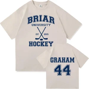 Graham 44 22 Design Tshirts Off Campus TV Series T-shirt Summer Cotton Comfortable Female Tees Loose Fashion O-neck Unisex Tees