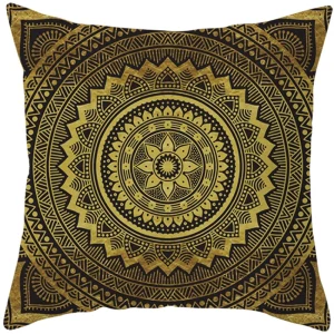 Mandala Print Square Pillowcase Home Decor Car Sofa Cushion Cover