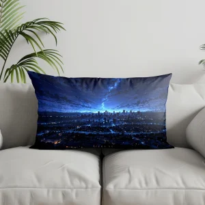 Home Decor Cherry Blossom Coastal Path Pillow Suitable For Sofa Bedroom Car Pillow Cover Cushion Rectangular Back Cushion