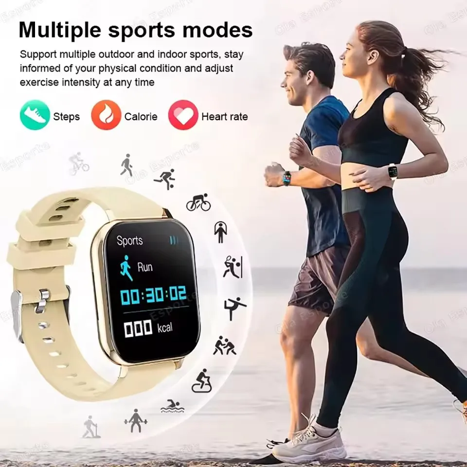 New Smart Watch 2.01 Inch HD Display Answer Make Call Message Preview Sport Modes Smartwatch DIY Dial Weather Forecast Men Women - الصورة 6