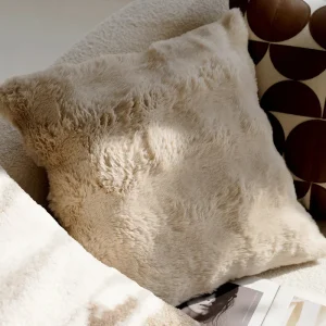 30x50/45x45CM Light Luxury Throw Pillow Cover Brown French Stamping Waist Cushion Cover Decor Home Decorative Pillowcase