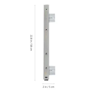 1 Pair Heavy-Duty Keyboard Tray Slide-Out Stand For Office Computer Desk With Adjustable Rails Slides Smooth