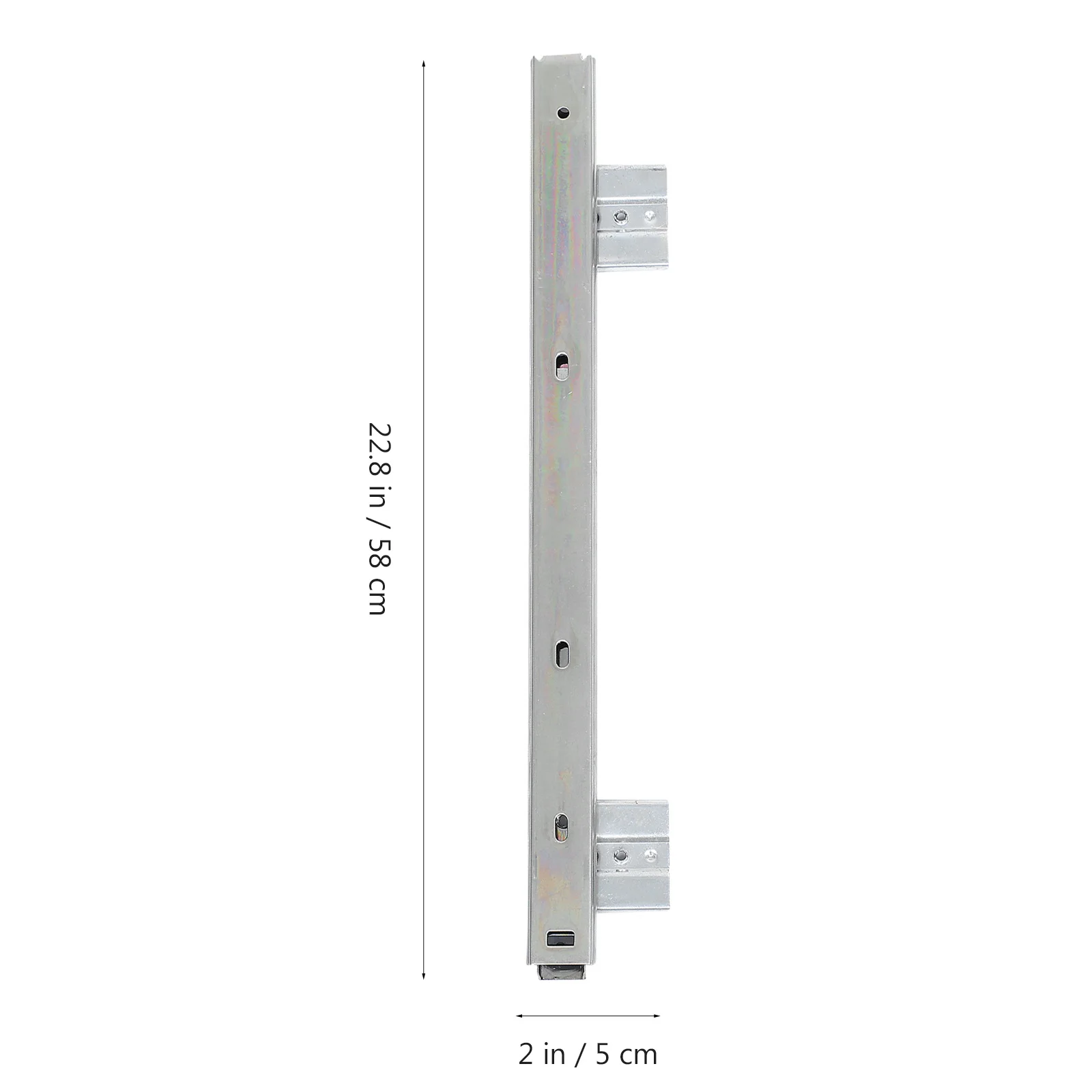 1 Pair Heavy-Duty Keyboard Tray Slide-Out Stand For Office Computer Desk With Adjustable Rails Slides Smooth - Image 5