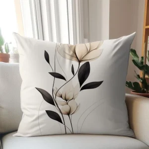 Nordic style universal minimalist Chinese style sofa throw pillow cover, living room backrest pillow cover